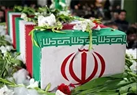 تشییع دو شهید حمله دشمن صهیونی آمریکایی در میناب
